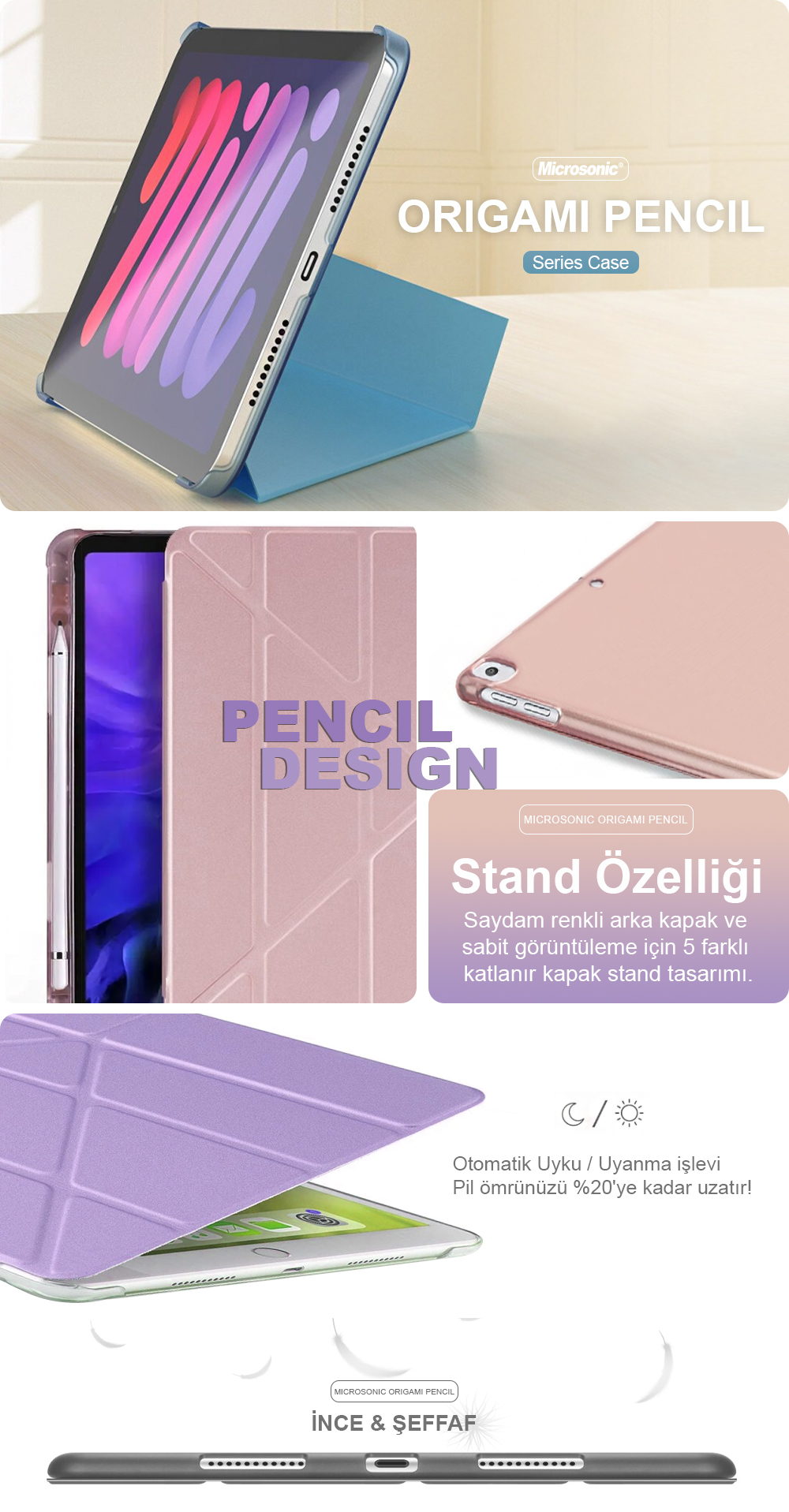 Microsonic Origami Pencil Smart Case