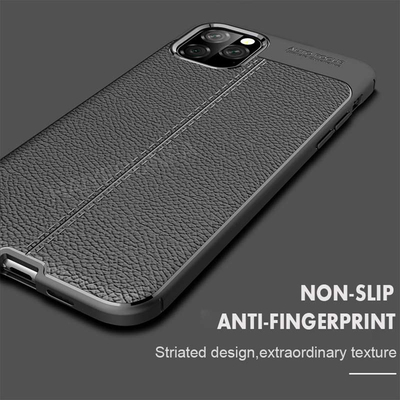 CaseUp Apple iPhone 11 Pro Max Kılıf Niss Silikon Siyah