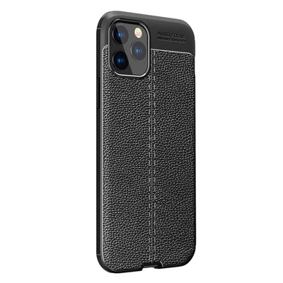 CaseUp Apple iPhone 12 Pro Max Kılıf Niss Silikon Siyah