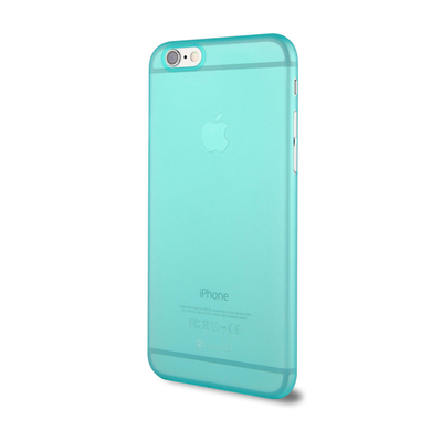 CaseUp Apple iPhone 6 Plus Kılıf Transparent Soft Mavi