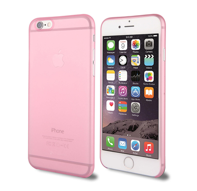 CaseUp Apple iPhone 6 Plus Kılıf Transparent Soft Pembe