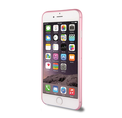 CaseUp Apple iPhone 6 Kılıf Transparent Soft Pembe