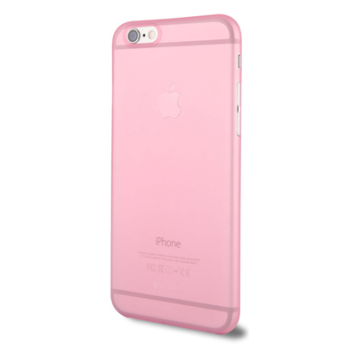 CaseUp Apple iPhone 6S Plus Kılıf Transparent Soft Pembe