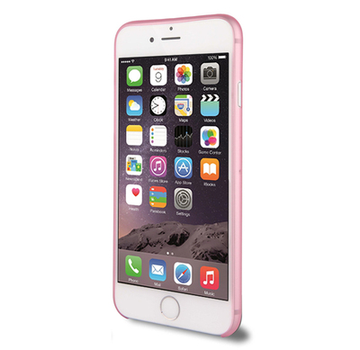 CaseUp Apple iPhone 6S Plus Kılıf Transparent Soft Pembe