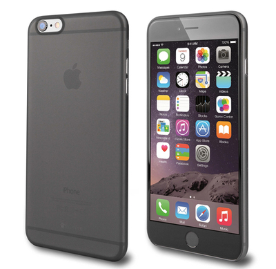 CaseUp Apple iPhone 6S Plus Kılıf Transparent Soft Siyah