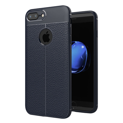 CaseUp Apple iPhone 7 Plus Kılıf Niss Silikon Lacivert