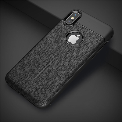 CaseUp Apple iPhone X Kılıf Niss Silikon Siyah