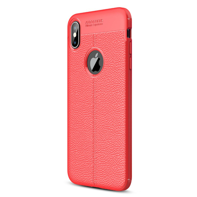 CaseUp Apple iPhone XS Max Kılıf Niss Silikon Kırmızı