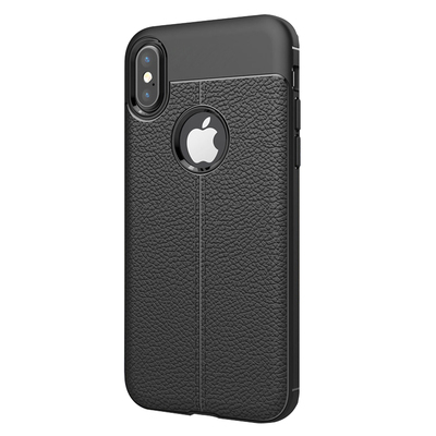 CaseUp Apple iPhone XS Kılıf Niss Silikon Siyah
