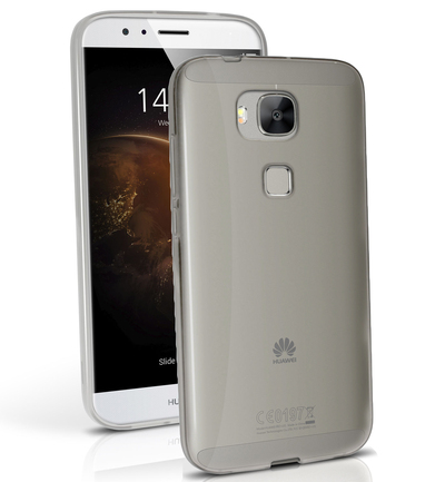 Caseup Huawei Ascend G8 Kılıf Transparent Soft Siyah