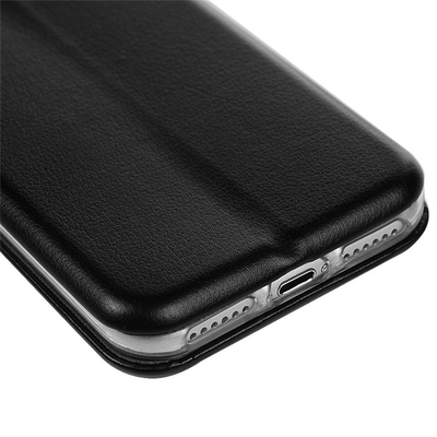 CaseUp Huawei Honor 10 Lite Kılıf Manyetik Stantlı Flip Cover Siyah