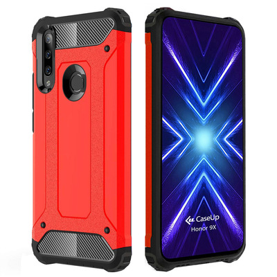 CaseUp Huawei Honor 9X Kılıf Tank Kırmızı