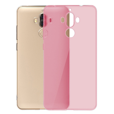 Caseup Huawei Mate 9 Kılıf Transparent Soft Pembe