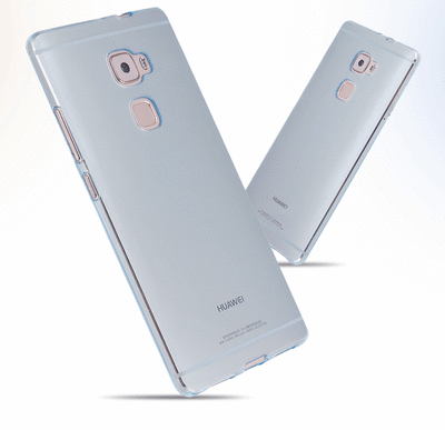Caseup Huawei Mate S Kılıf Transparent Soft Mavi