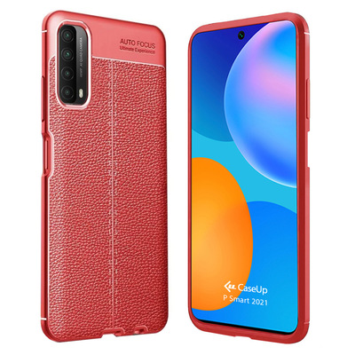 CaseUp Huawei P Smart 2021 Kılıf Niss Silikon Kırmızı