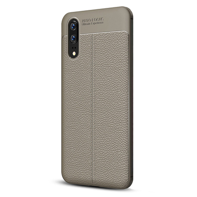 CaseUp Huawei P20 Kılıf Niss Silikon Gri