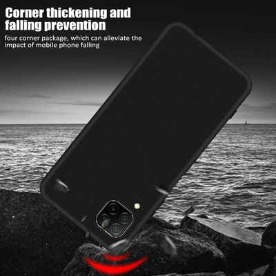 CaseUp Huawei P40 Lite Kılıf Matte Surface Siyah