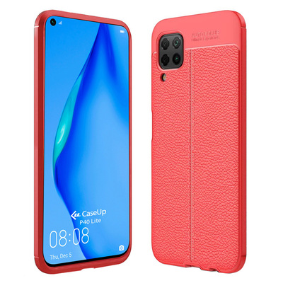 CaseUp Huawei P40 Lite Kılıf Niss Silikon Kırmızı