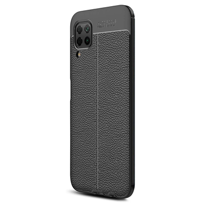CaseUp Huawei P40 Lite Kılıf Niss Silikon Siyah