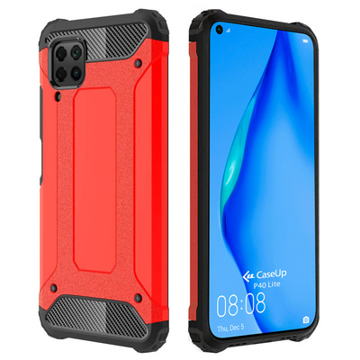 CaseUp Huawei P40 Lite Kılıf Tank Kırmızı