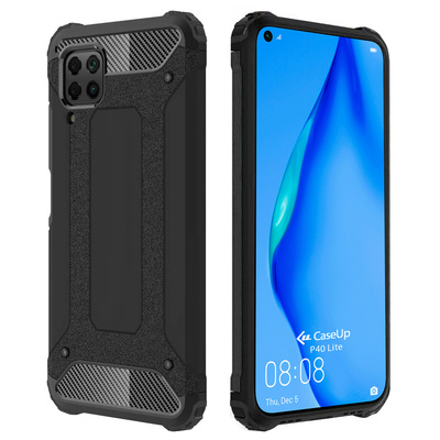 CaseUp Huawei P40 Lite Kılıf Tank Siyah