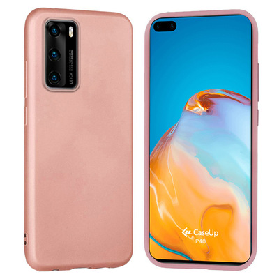 CaseUp Huawei P40 Kılıf Matte Surface Rose Gold