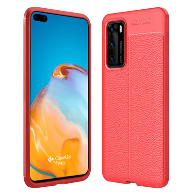 CaseUp Huawei P40 Kılıf Niss Silikon Kırmızı