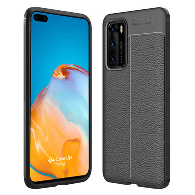 CaseUp Huawei P40 Kılıf Niss Silikon Siyah