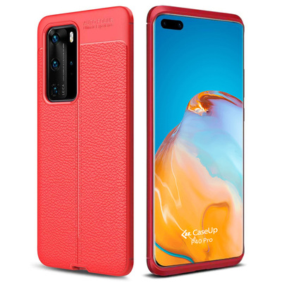 CaseUp Huawei P40 Pro Kılıf Niss Silikon Kırmızı