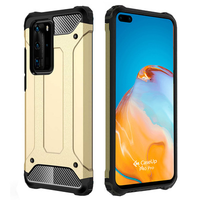 CaseUp Huawei P40 Pro Kılıf Tank Gold
