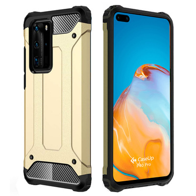 CaseUp Huawei P40 Pro Kılıf Tank Gold