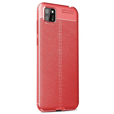 CaseUp Huawei Y5P Kılıf Niss Silikon Kırmızı