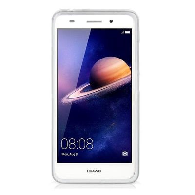 Caseup Huawei Y6 2 Kılıf Transparent Soft Beyaz