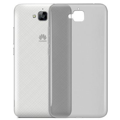 Caseup Huawei Y6 Pro Kılıf Transparent Soft Siyah