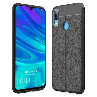 CaseUp Huawei Y7 2019 Kılıf Niss Silikon Siyah
