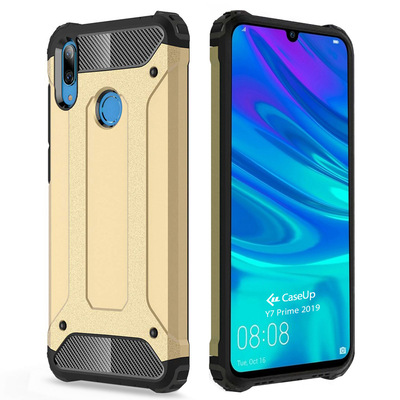 CaseUp Huawei Y7 Prime 2019 Kılıf Tank Gold