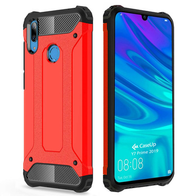 CaseUp Huawei Y7 Prime 2019 Kılıf Tank Kırmızı