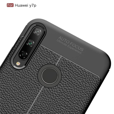 CaseUp Huawei Y7P Kılıf Niss Silikon Siyah