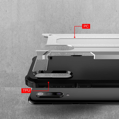 CaseUp Huawei Y7P Kılıf Tank Kırmızı