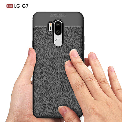 CaseUp LG G7 Kılıf Niss Silikon Gri