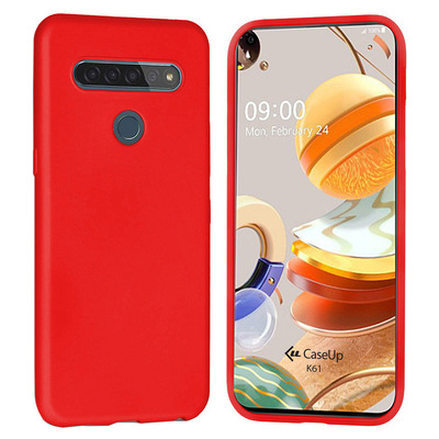 CaseUp LG K61 Kılıf Matte Surface Kırmızı