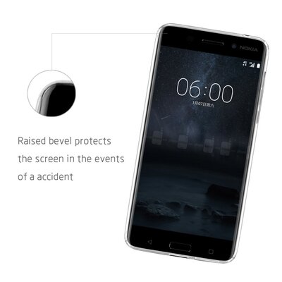 CaseUp Nokia 6 Kılıf Transparent Soft Beyaz