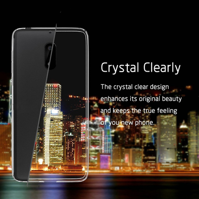 CaseUp Nokia 6 Kılıf Transparent Soft Siyah