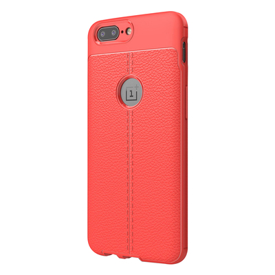 CaseUp OnePlus 5 Kılıf Niss Silikon Kırmızı
