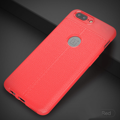 CaseUp OnePlus 5 Kılıf Niss Silikon Kırmızı