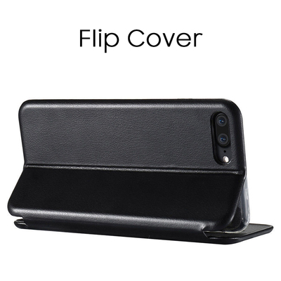 CaseUp Oppo A12 Kılıf Manyetik Stantlı Flip Cover Siyah