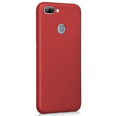 CaseUp Oppo A12 Kılıf Matte Surface Kırmızı