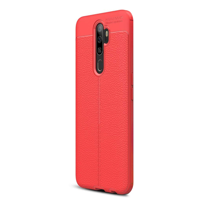 CaseUp Oppo A5 2020 Kılıf Niss Silikon Kırmızı