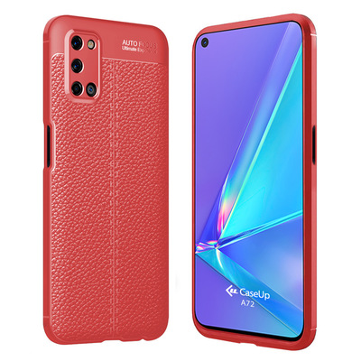 CaseUp Oppo A72 Kılıf Niss Silikon Kırmızı