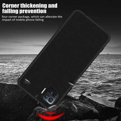 CaseUp Oppo A73 Kılıf Matte Surface Siyah